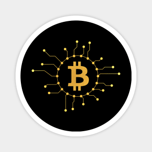 Cryptocurrencies, Blockchain , Bitcoin T-Shirt, Bitcoin Crypto T-Shirt Magnet